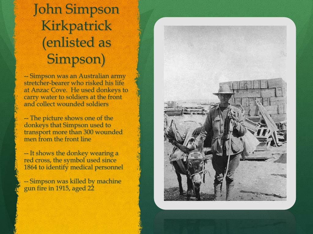 PPT The Anzac Legend PowerPoint Presentation, free download ID 2231939