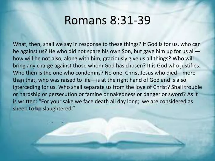 PPT Romans 8 31 39 PowerPoint Presentation Free Download ID 2233007 ppt-romans-8-31-39-powerpoint-presentation-free-download-id-2233007