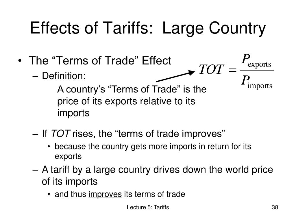 PPT - Lecture 5 Tariffs PowerPoint Presentation, Free Download - ID:2233191