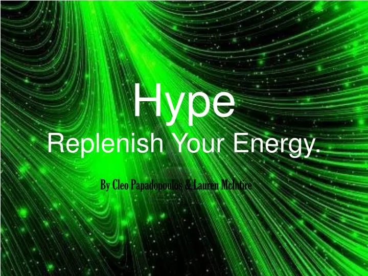 hype replenish your energy n.