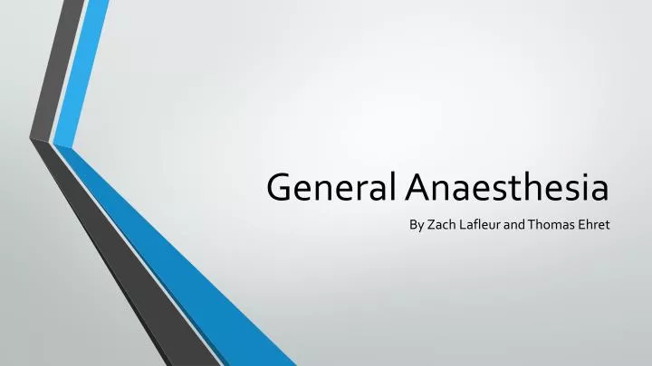 Anesthesia Ppt Templates Free Download