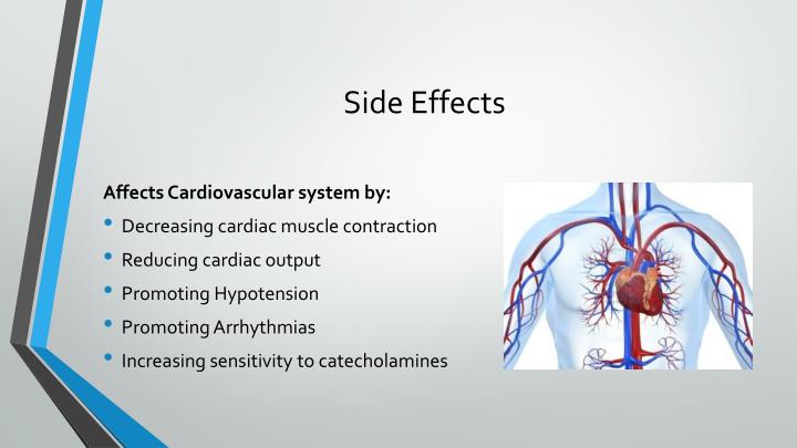 side effect anesthesia
