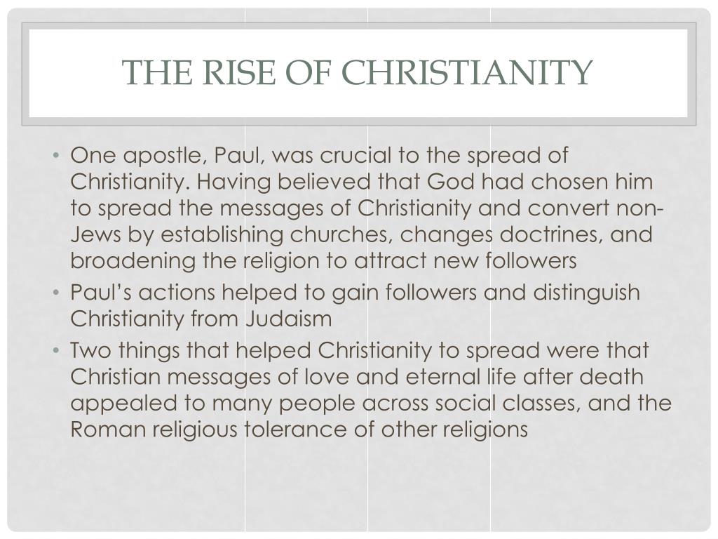 rise of christianity essay