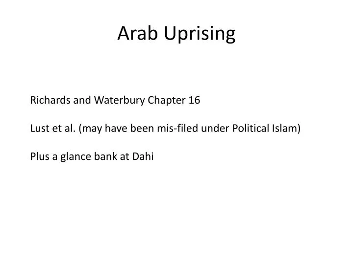 arab uprising n.