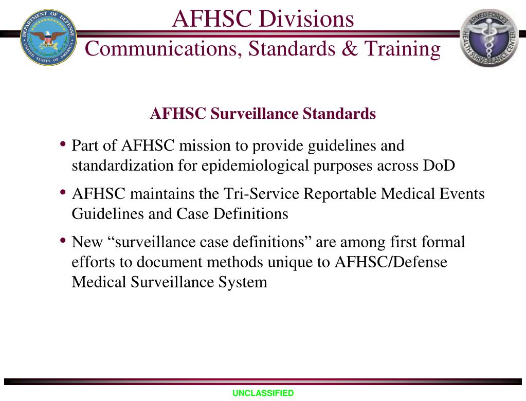 PPT Armed Forces Health Surveillance Center Medical Intelligence or