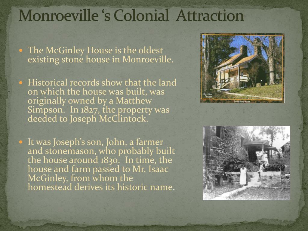 PPT The History of Monroeville, Pennsylvania PowerPoint