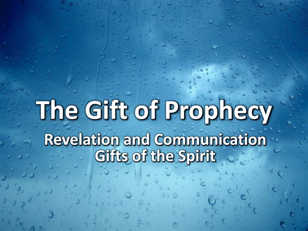 spirit gifts prophecy