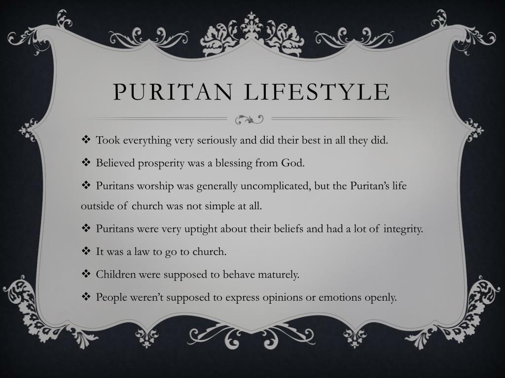 Laws puritan rules and What were