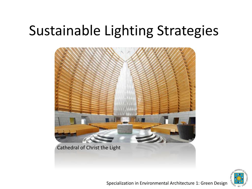Forud type apparat løber tør PPT - Sustainable Lighting Strategies PowerPoint Presentation - ID:2238477