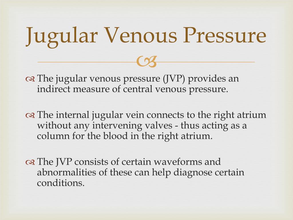 PPT Jugular venous pressure and carotid arterial pressure PowerPoint