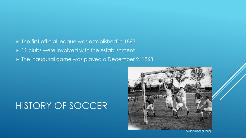 history of soccer presentation