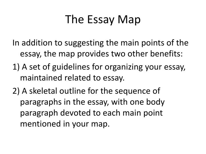 PPT - The Essay Map PowerPoint Presentation - ID:2239113