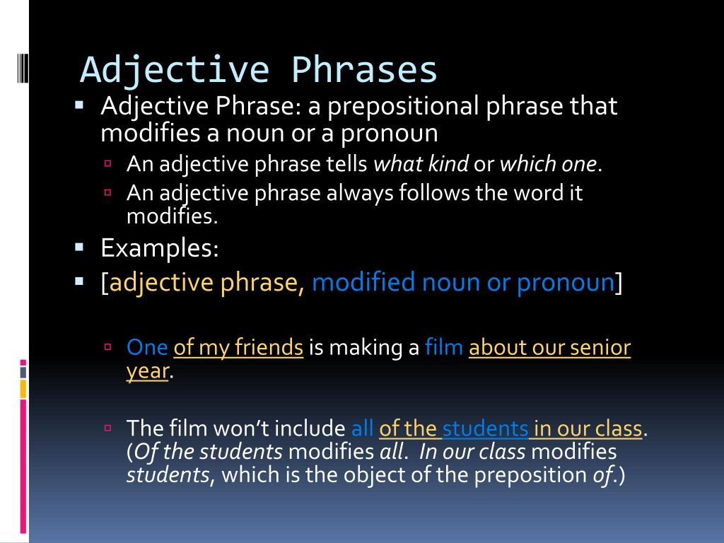 Adjective Phrase