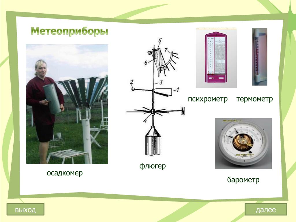 Прибор метеоролога 7 букв сканворд