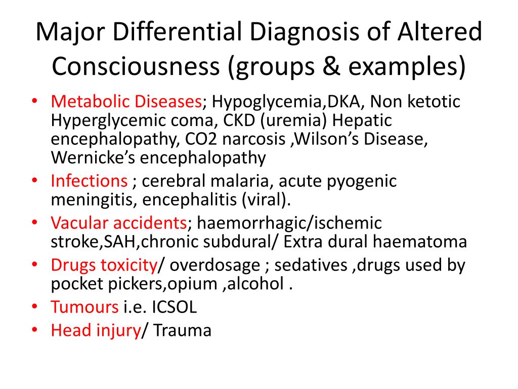 PPT - EXAMINATION OF A PATIENT WITH HEPATIC ENCEPHALOPATHY/ALTERED ...