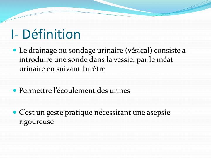 PPT Pose et surveillance d’une sonde urinaire PowerPoint Presentation ID2241842