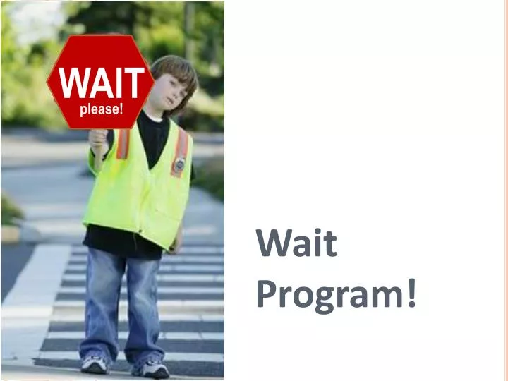 wait program n.
