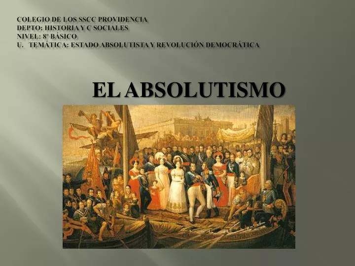 PPT EL ABSOLUTISMO PowerPoint Presentation, free