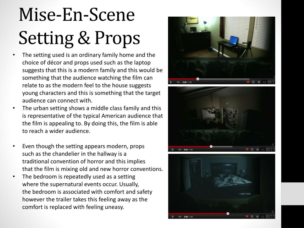PPT Textual Analysis Film Trailer Paranormal Activity PowerPoint 