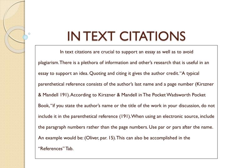 quoting a reference in an essay quoting a reference in an essay