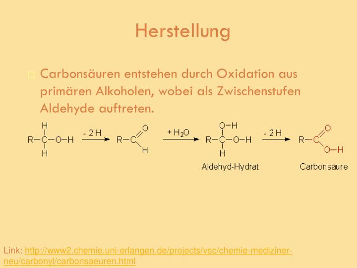 Unterschied Zwischen Säure Und Saurer Lösung PPT - Carbonsäuren PowerPoint Presentation - ID:2246297