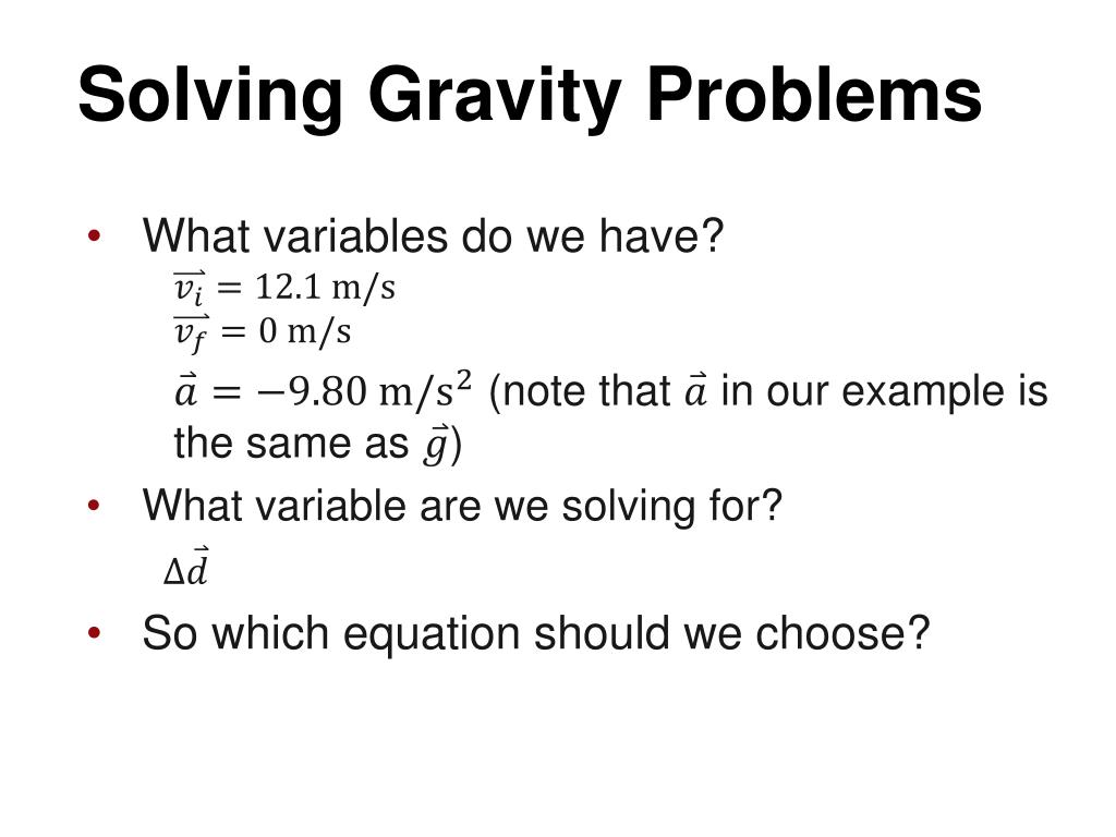 gravity equation