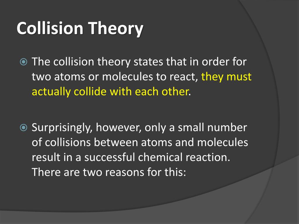 assignment questions on topic 6.1 collision theory