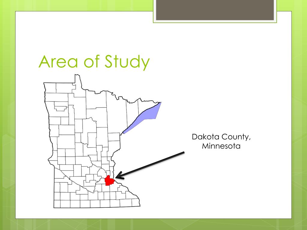 PPT Urbanization and Land Cover Change in Dakota County, Minnesota