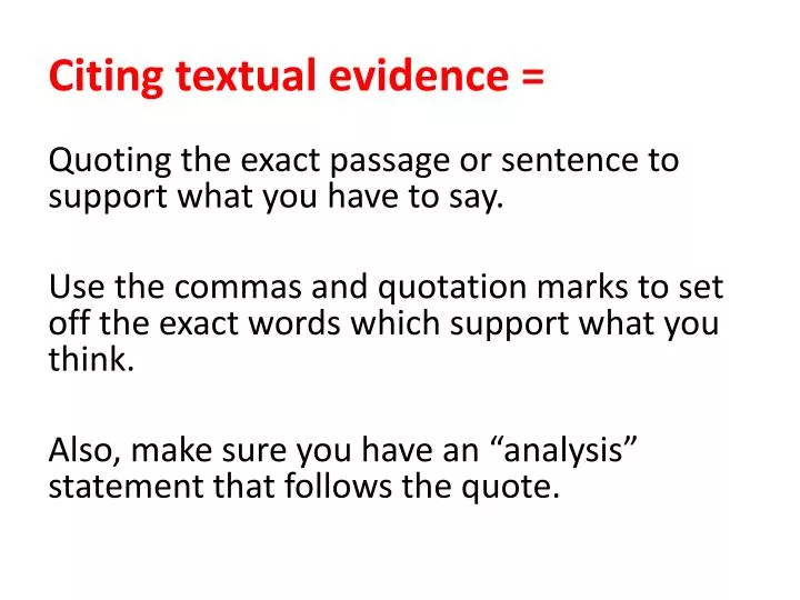 assignment 02.01 citing textual evidence