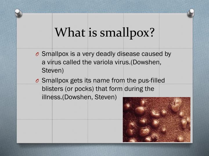 PPT - Smallpox PowerPoint Presentation - ID:2250868