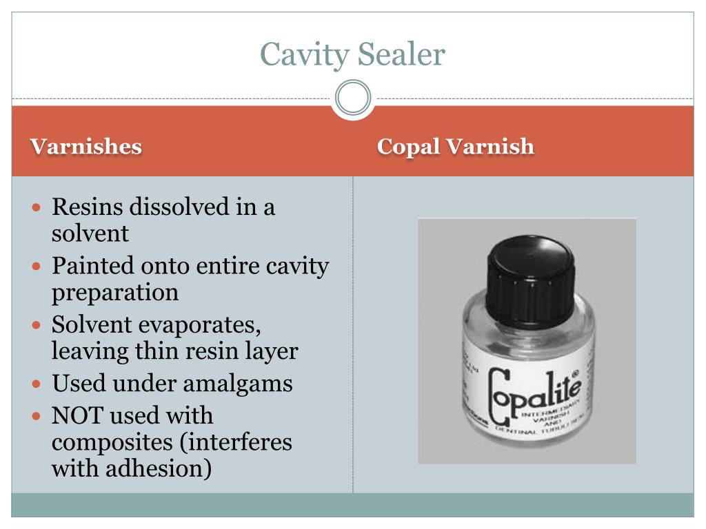 PPT Dental Cements Liners , Bases, and Temporary Restoration