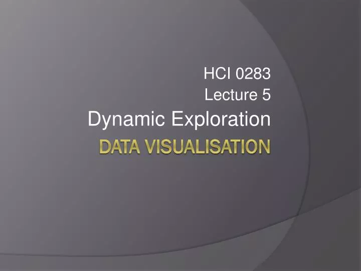 PPT - Data Visualisation PowerPoint Presentation, free download - ID 
