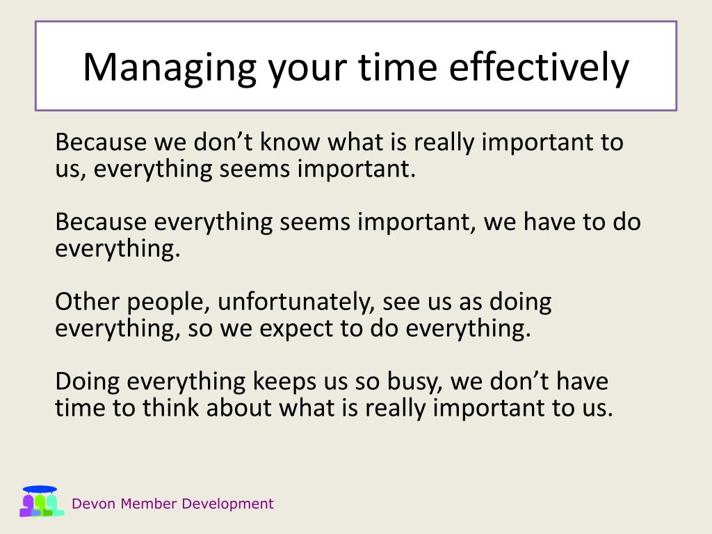Ppt managing your time effectively powerpoint presentation free