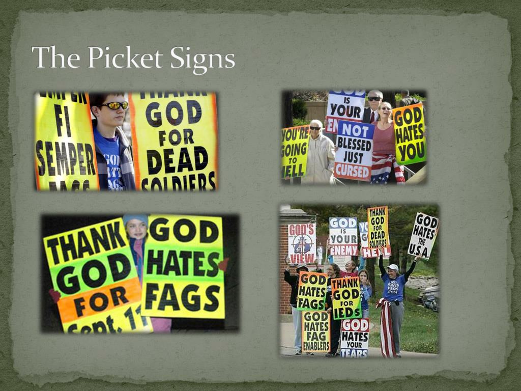Picket Sign Repent PPT - The Westboro Baptist Church PowerPoint Presentation, free ...