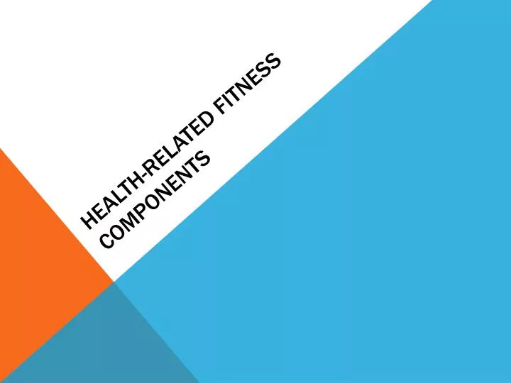 health and fitness ppt
