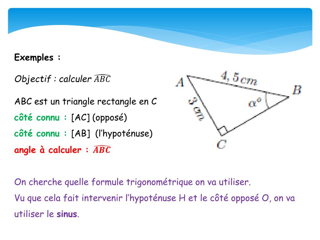 Calculer Coté Triangle Rectangle PPT - Chapitre 3 PowerPoint Presentation, free download - ID:2254408