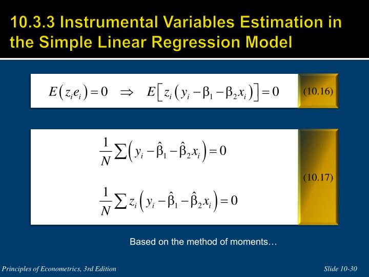 the simple regression model the simple regression model