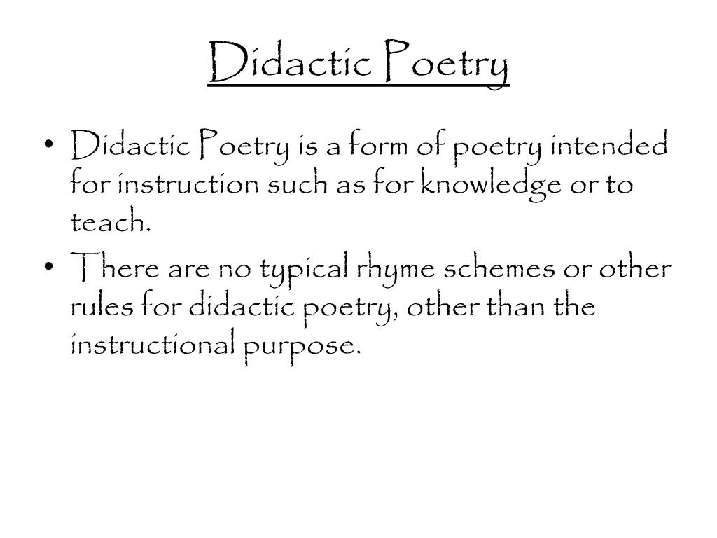 PPT - Styles of Poetry PowerPoint Presentation, free download - ID