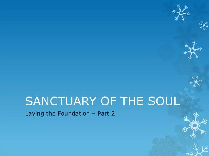 sanctuary of the soul n.
