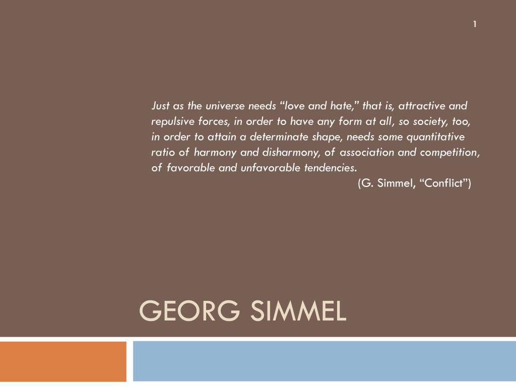 georg simmel contribution sociology