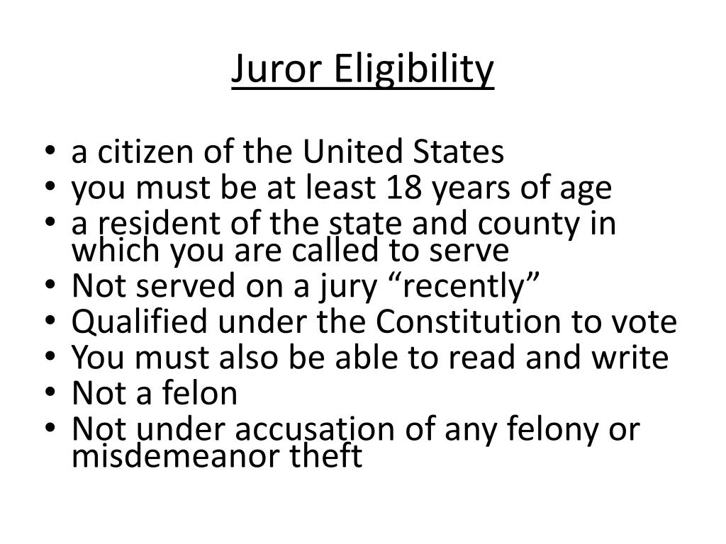 PPT 6 th Amendment …..jury of your peers PowerPoint Presentation