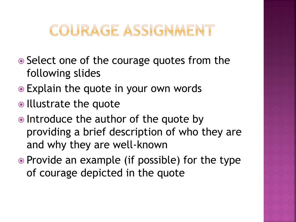 PPT - Courage PowerPoint Presentation, free download - ID:2258793