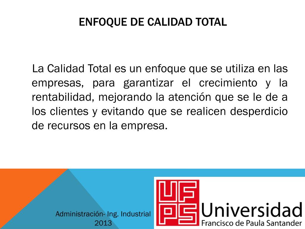 PPT - Enfoque de calidad total PowerPoint Presentation, free download -  ID:2259192