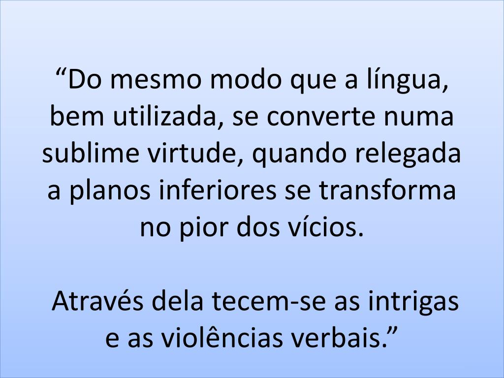 PPT - “Ame a teu próximo como a ti mesmo e não faça aos outros o que não  quer que façam contigo”. PowerPoint Presentation - ID:2259230