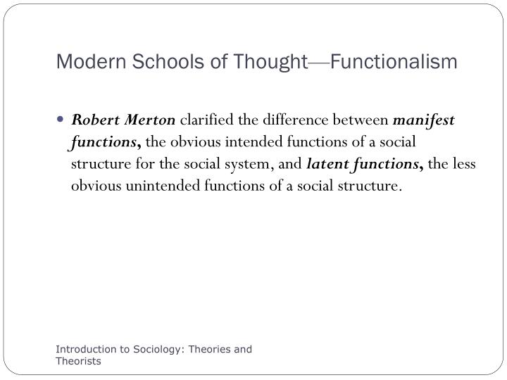 Sociology functions manifest latent and Difference Between