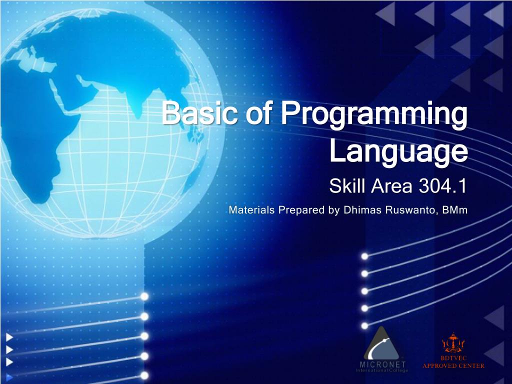 presentation on programming languages