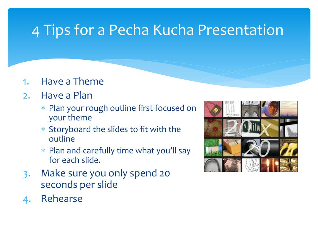 creating a pecha kucha presentation using powerpoint