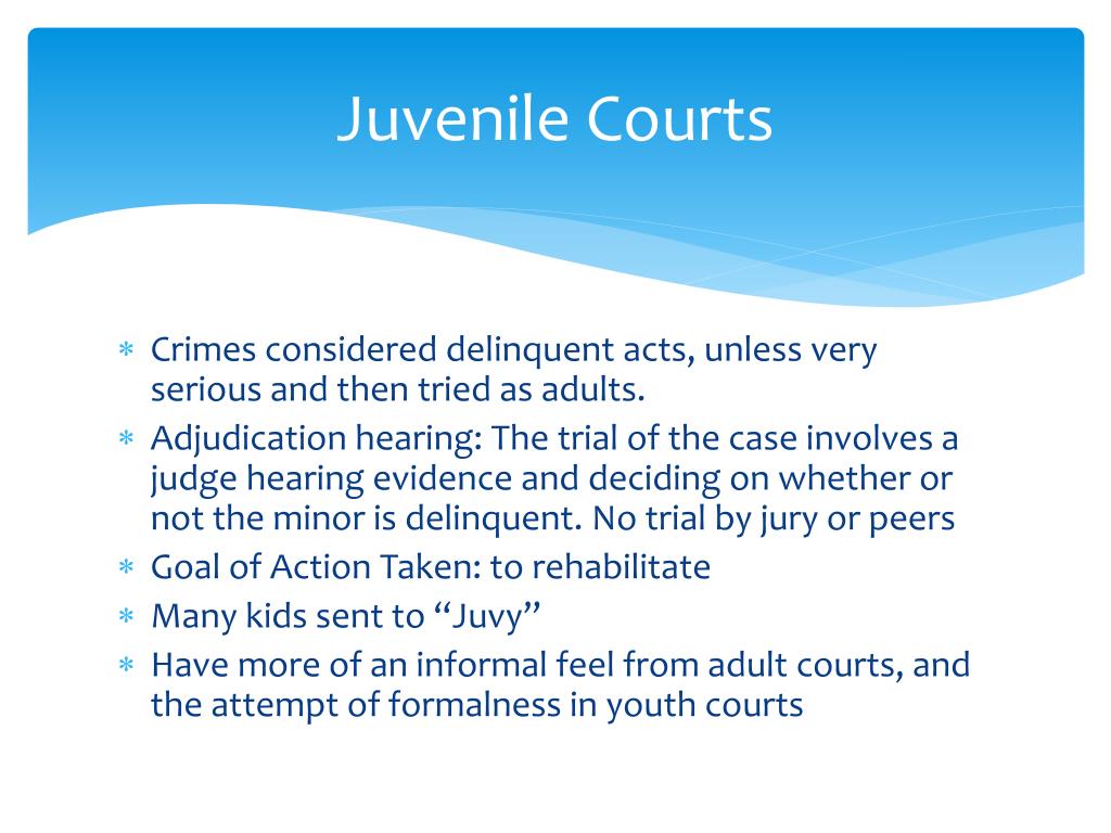 PPT Juvenile Court System PowerPoint Presentation Free Download ID 