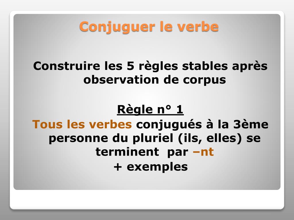 Ppt Enseigner La Conjugaison Au C3 Powerpoint Presentation Free Download Id 2261674