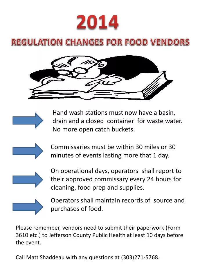 PPT REGULATION CHANGES FOR FOOD VENDORS PowerPoint Presentation, free